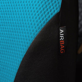 Flying Banner installation elastic plug displays easy-install fastening and no seat removal