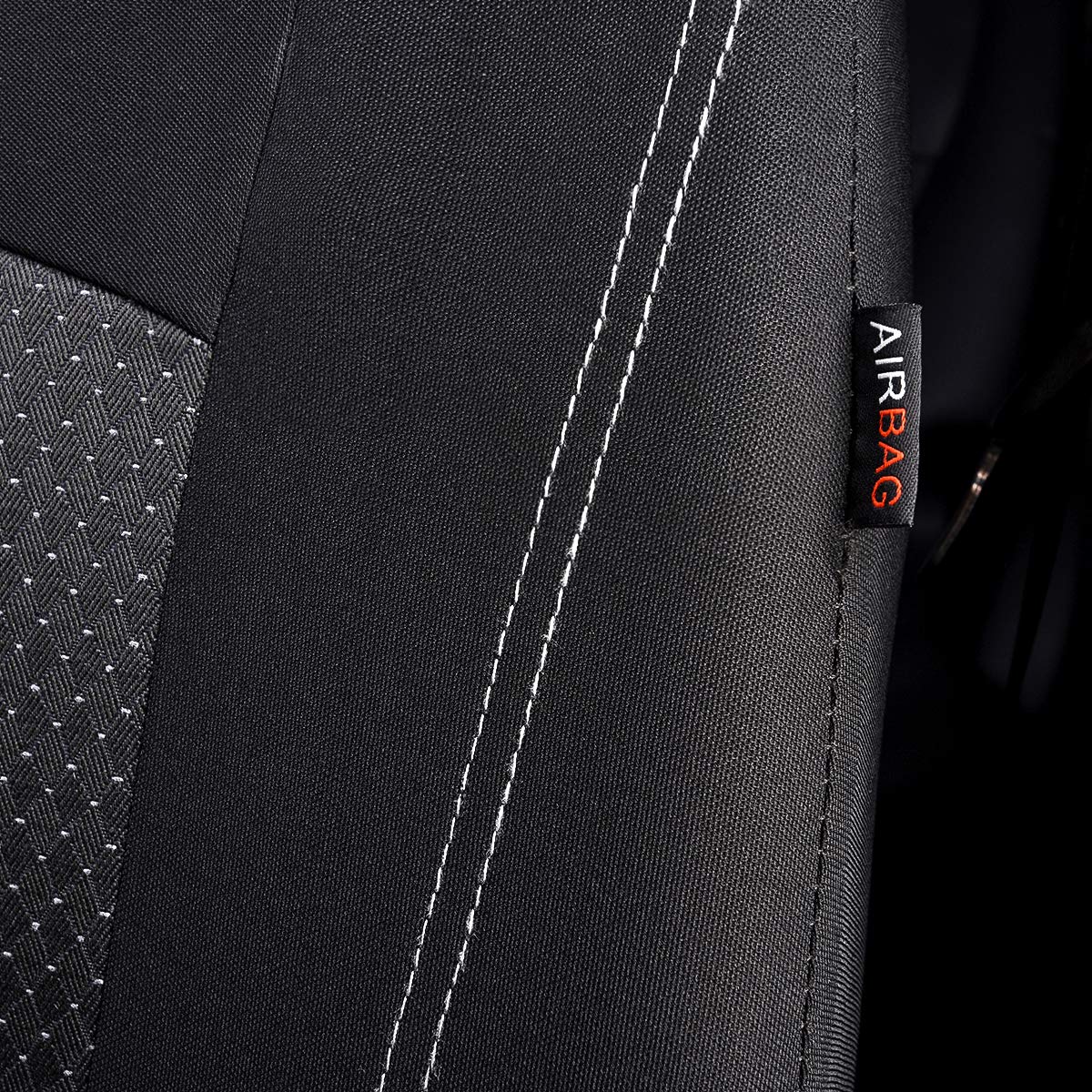 Flying Banner fastening strap under seat for simple secure installation