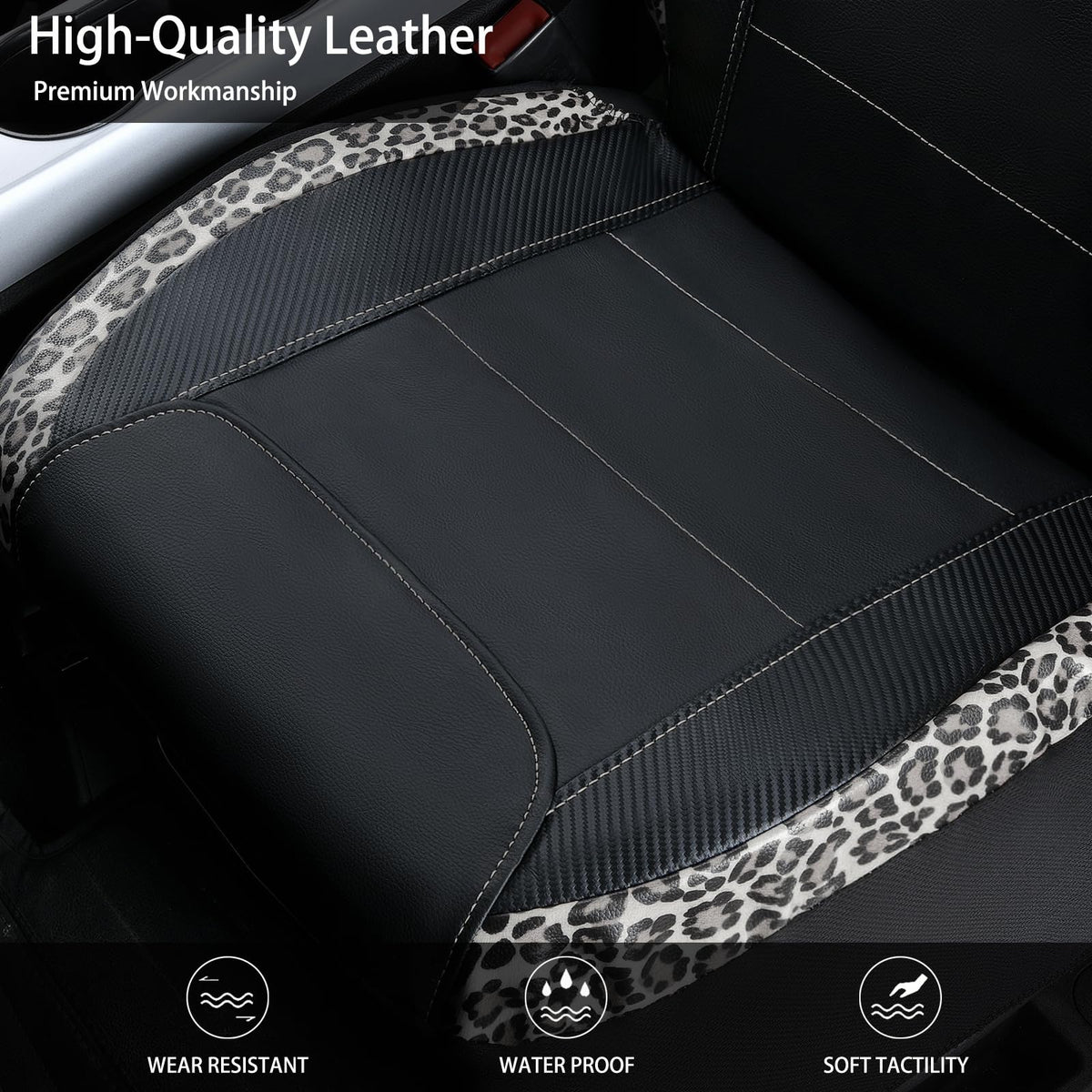 Flying Banner styled car interior with covers enhancing cabin appearance benefit