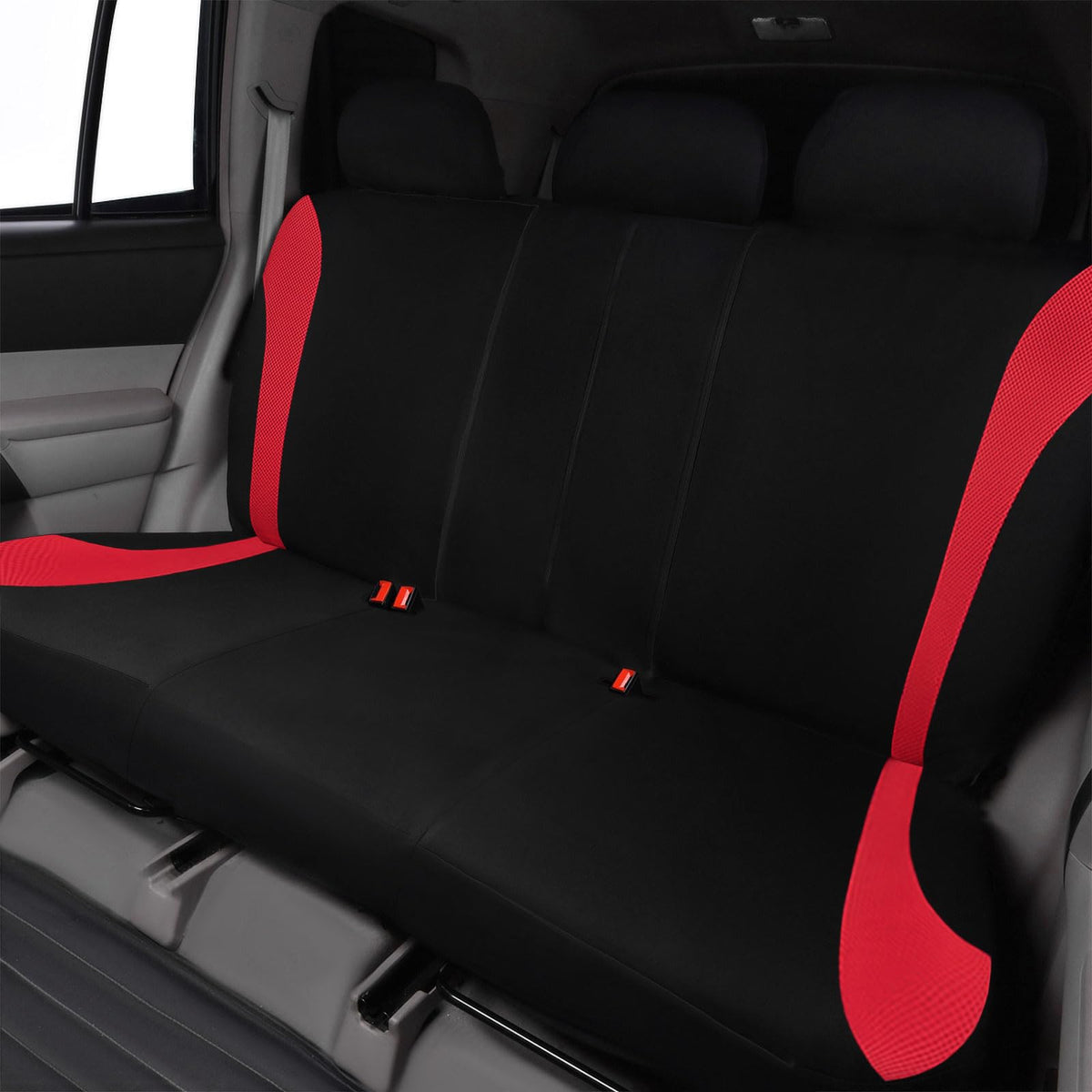 Flying Banner lifestyle shot in a rideshare showing comfortable, durable interior
