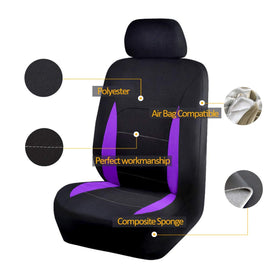 Flying Banner rear bench and backrest cover demonstrating easy access benefit