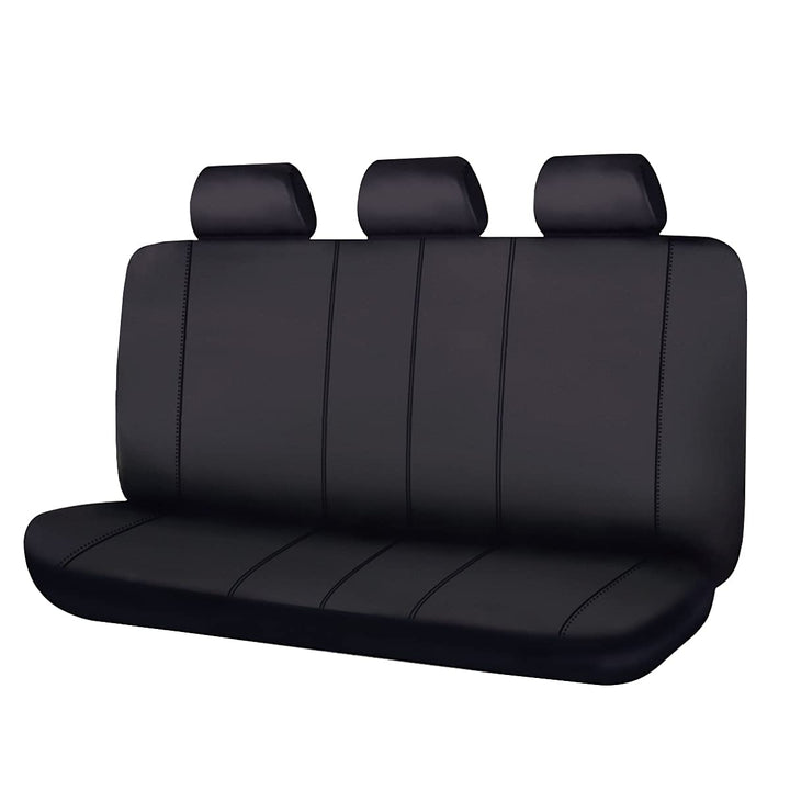 Flying Banner front view of rear bench cover showing full-seat protection and sleek look