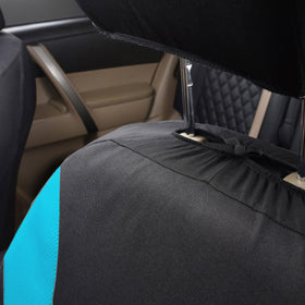 Flying Banner scale comparison seats shows full-set coverage for front and rear seats