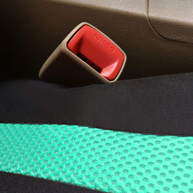 Flying Banner scale with ruler to show size and compatibility with low-bucket seats