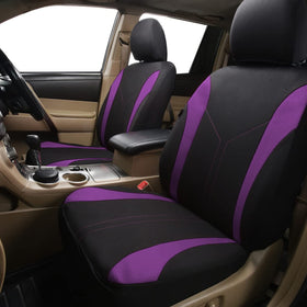 Flying Banner cover on passenger seat showing full protection
