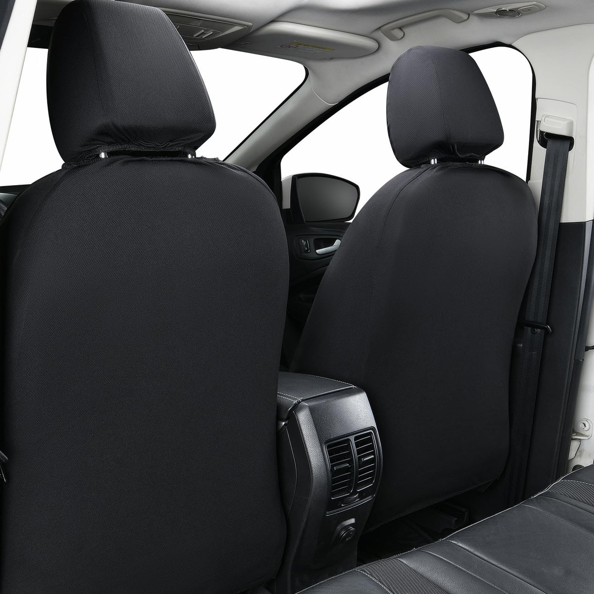Flying Banner passenger-side cover installed showing neat fit and style benefit