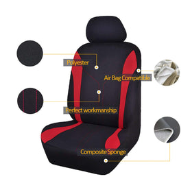 Flying Banner seatback protection showing coverage and spill resistance