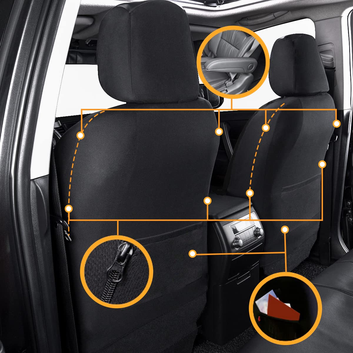 Flying Banner side airbag compatibility detail, safe deployment-ready design