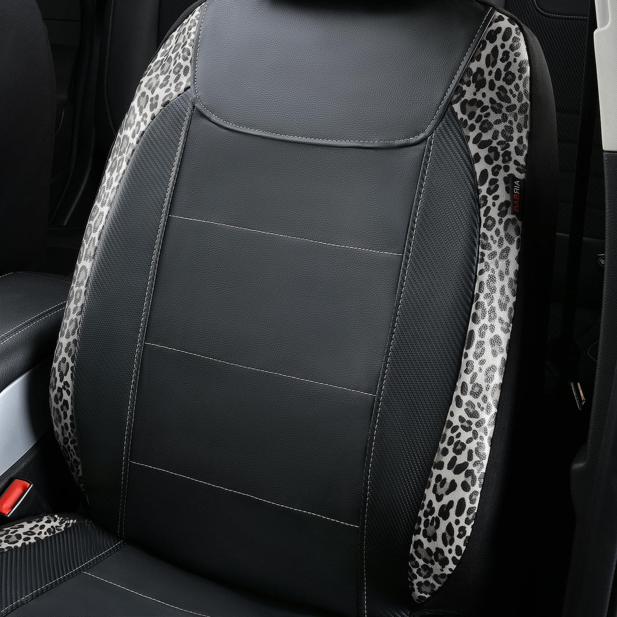 Flying Banner side airbag seam detail preserving airbag compatibility benefit