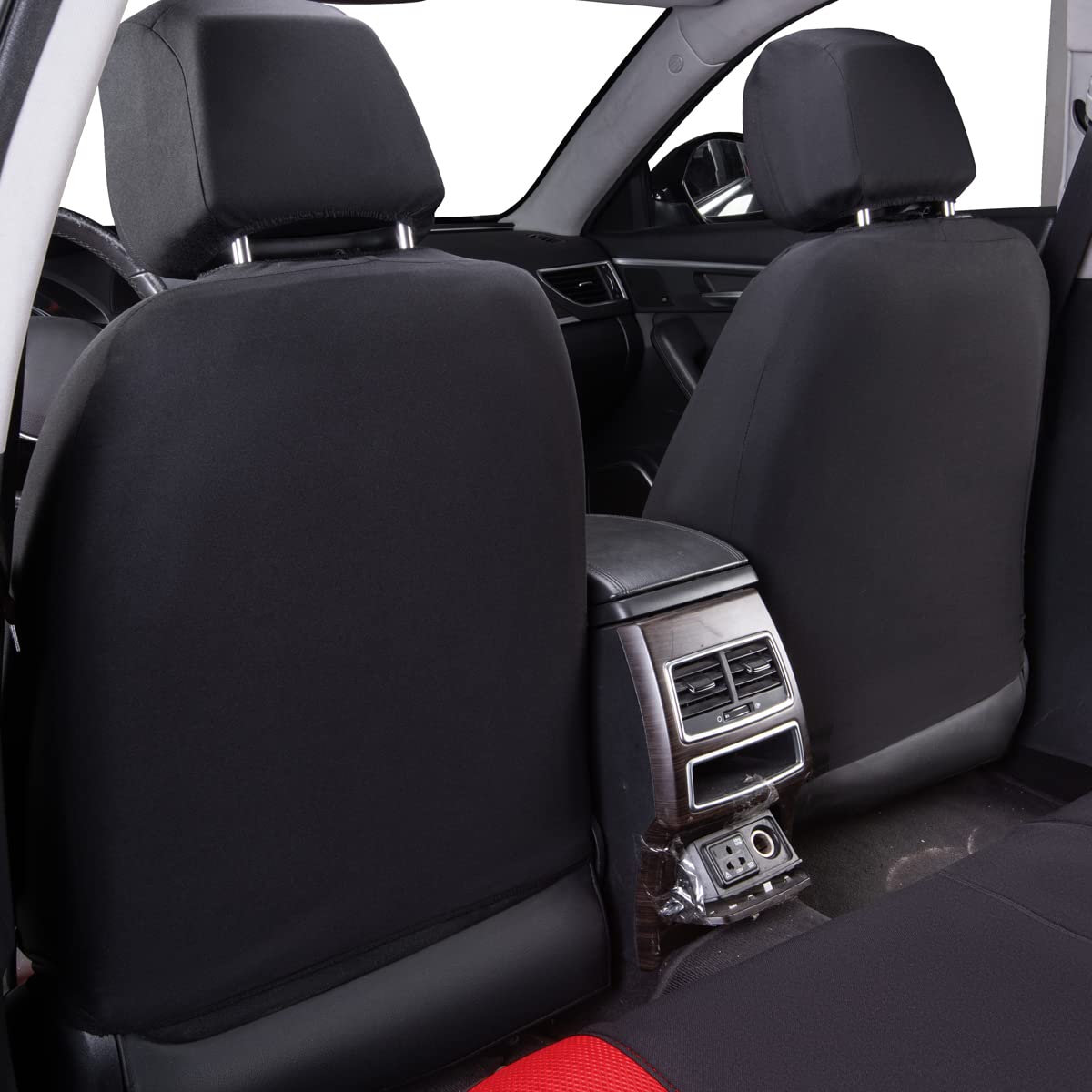 Flying Banner side airbag seam detail illustrating airbag compatibility and safety allowance