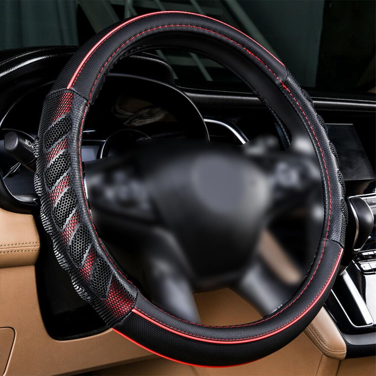 Flying Banner side profile on wheel demonstrating secure anti-slip grip