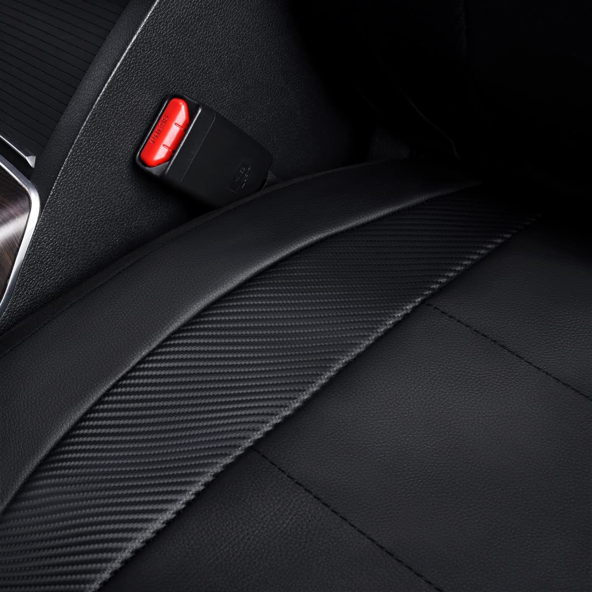 Flying Banner cover beside ruler illustrating fit and sizing for low-bucket seats