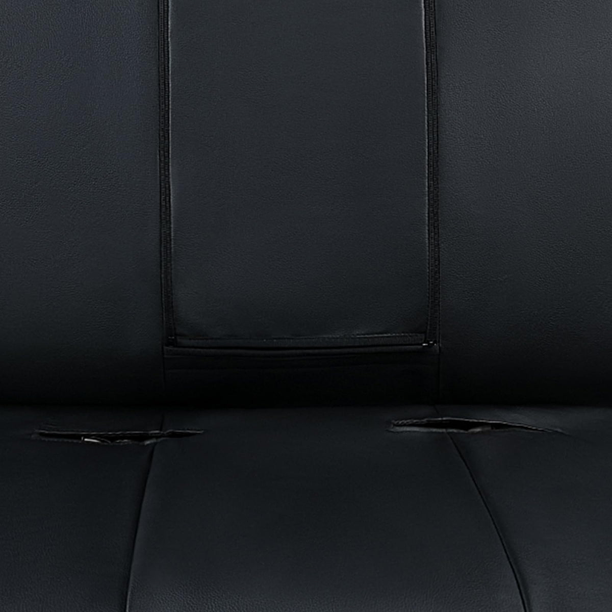 Flying Banner size and scale comparison on rear bench, shows fit for low bucket seats