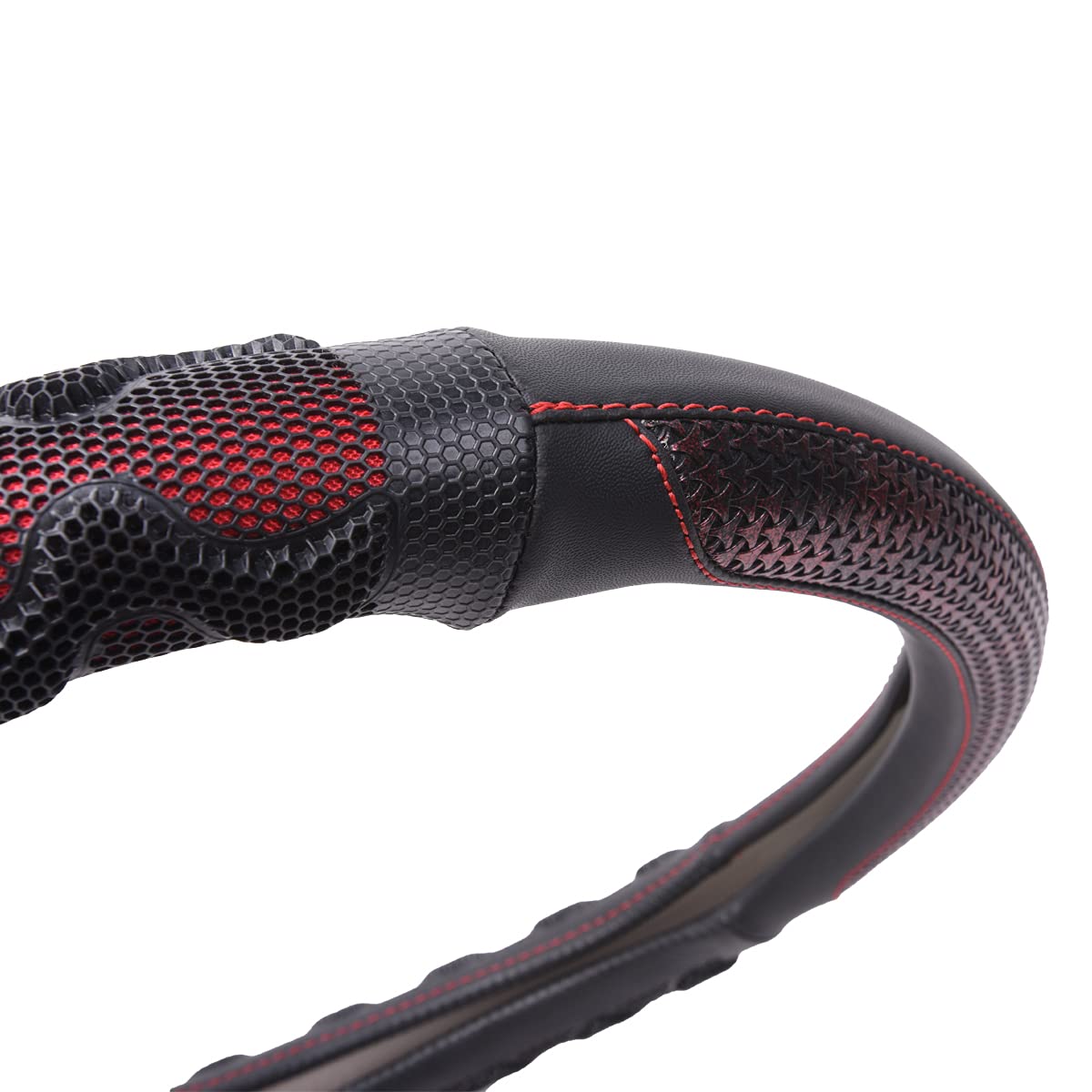 Flying Banner stitching and edge finish detail for durability and long-lasting protection