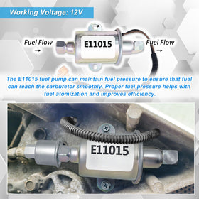 FLYINGAMZ E11015 close-up of pumping assembly showing durable construction and reliability