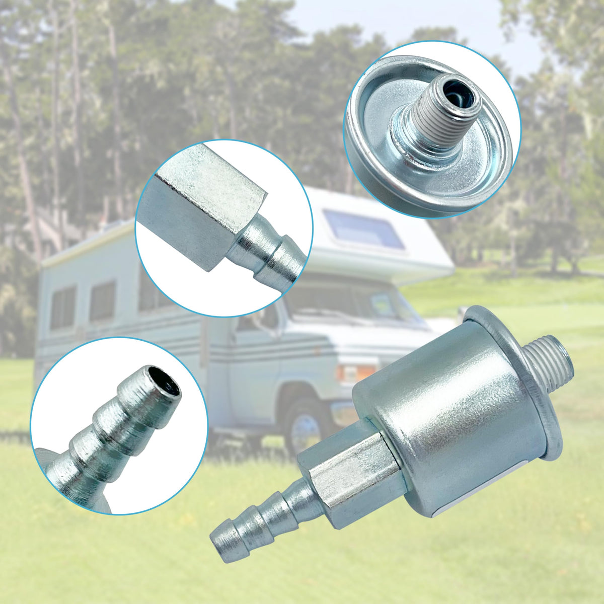FLYINGAMZ installed in an RV generator bay demonstrating straightforward replacement