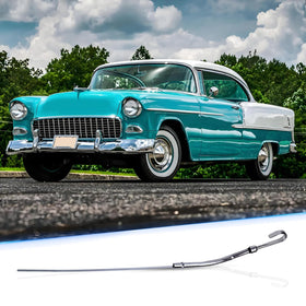 Flylin dipstick stainless-steel texture detail showing corrosion resistance