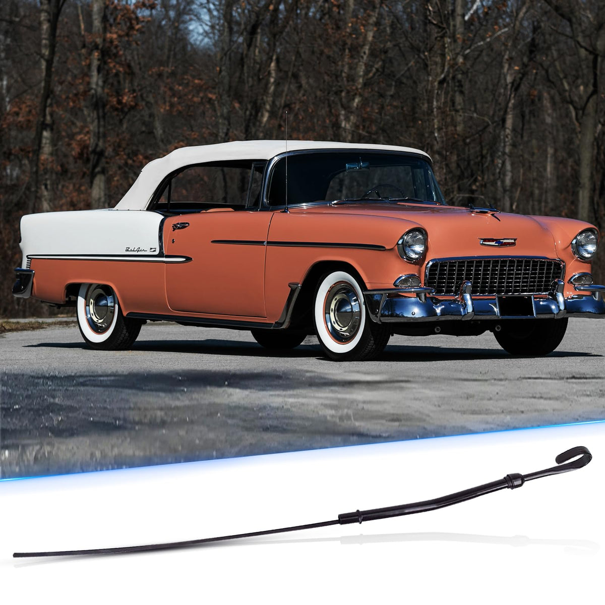 Flylin dipstick installed in Chevy engine showing proper fit and confidence