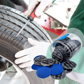 Flylin roadside repair scene showing quick emergency tire patching advantage