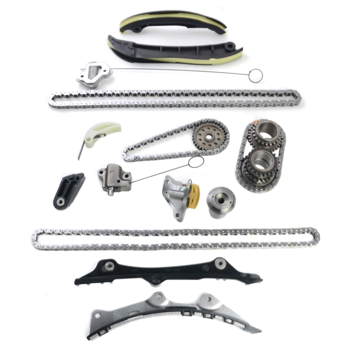 Flynsu guides and hardware laid out showing included components for repair