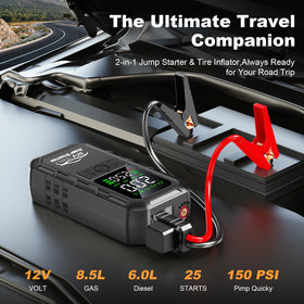 FMOOO digital air compressor display close-up with PSI readout for precise inflation