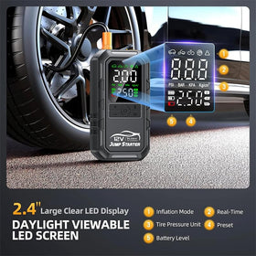 FMOOO 800LM LED emergency light in use providing bright roadside visibility and warning