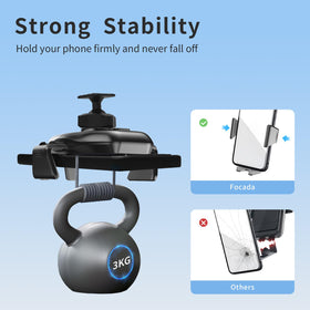 Focada showing 360° rotation and portrait to landscape adjustment benefit