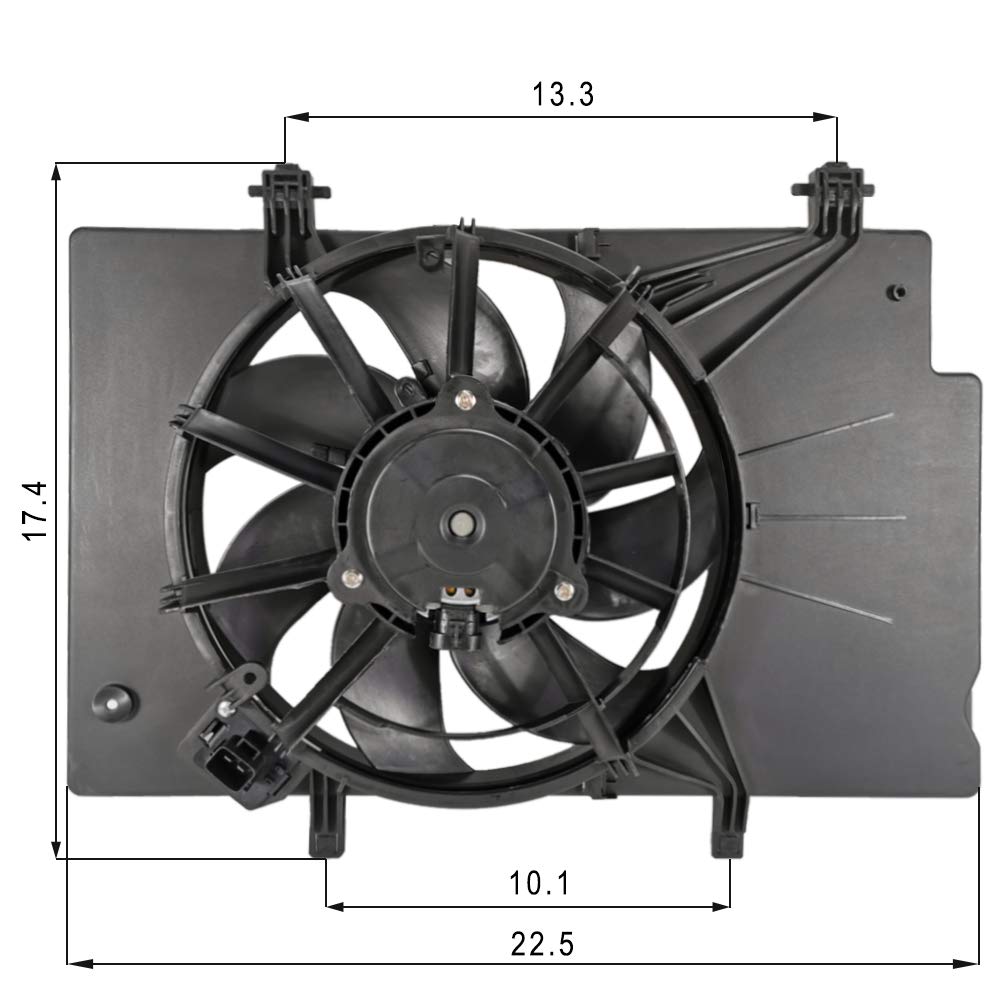 Focreedy FD04 size comparison with ruler showing dimensions for accurate fit benefit