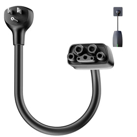 FOCSPROD front view of NEMA 05-15 adapter shows compact design and safe connection