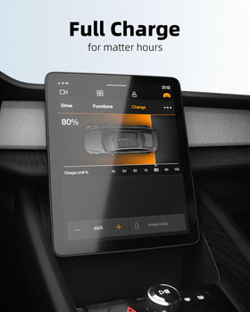 FOCSPROD in use with Tesla mobile connector providing convenient Level 2 charging access