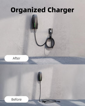 FOCSPROD mobile connector holder installed secures charger and prevents drops