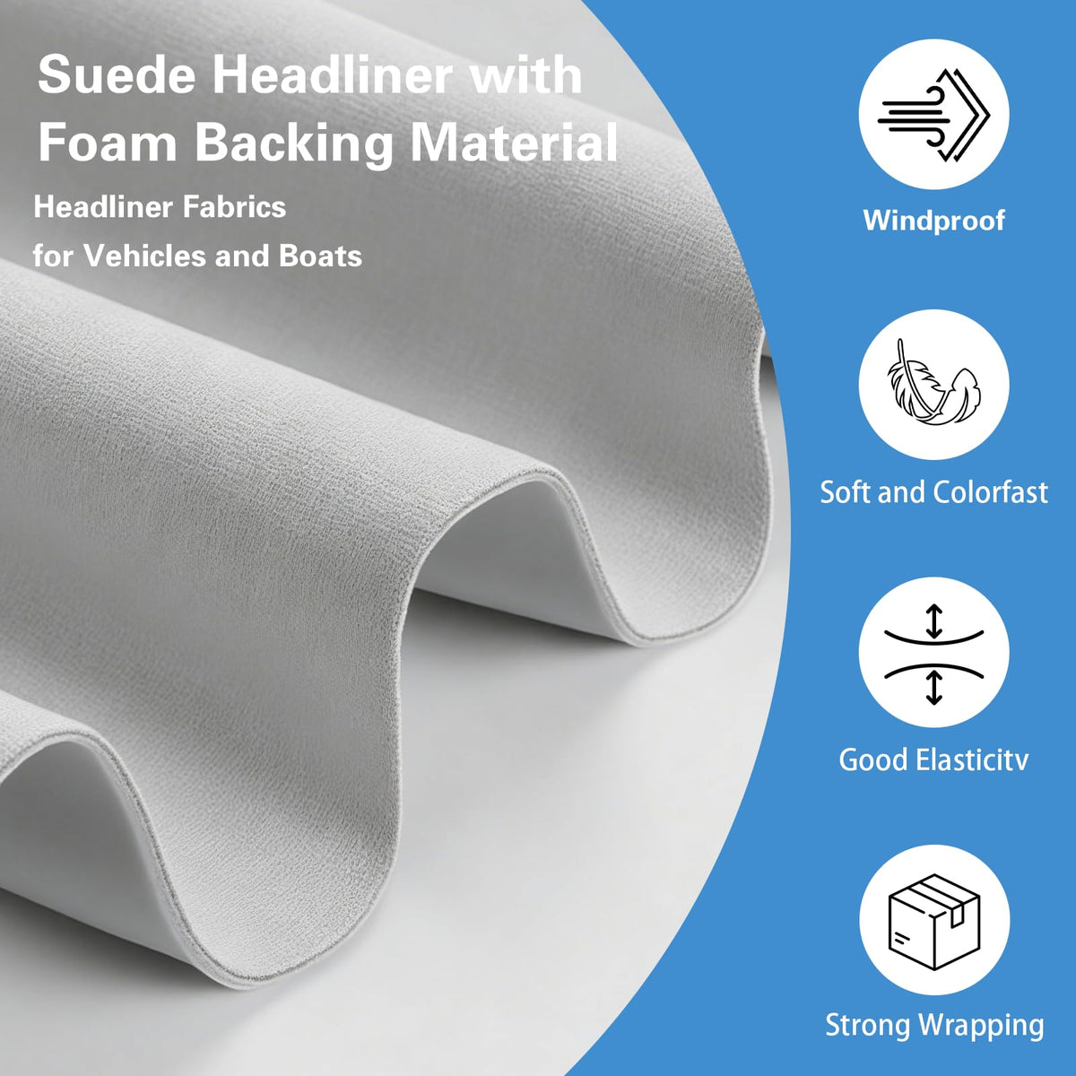 FODAHRWS foam backing detail showing 3mm foam for cushioning and better adhesion