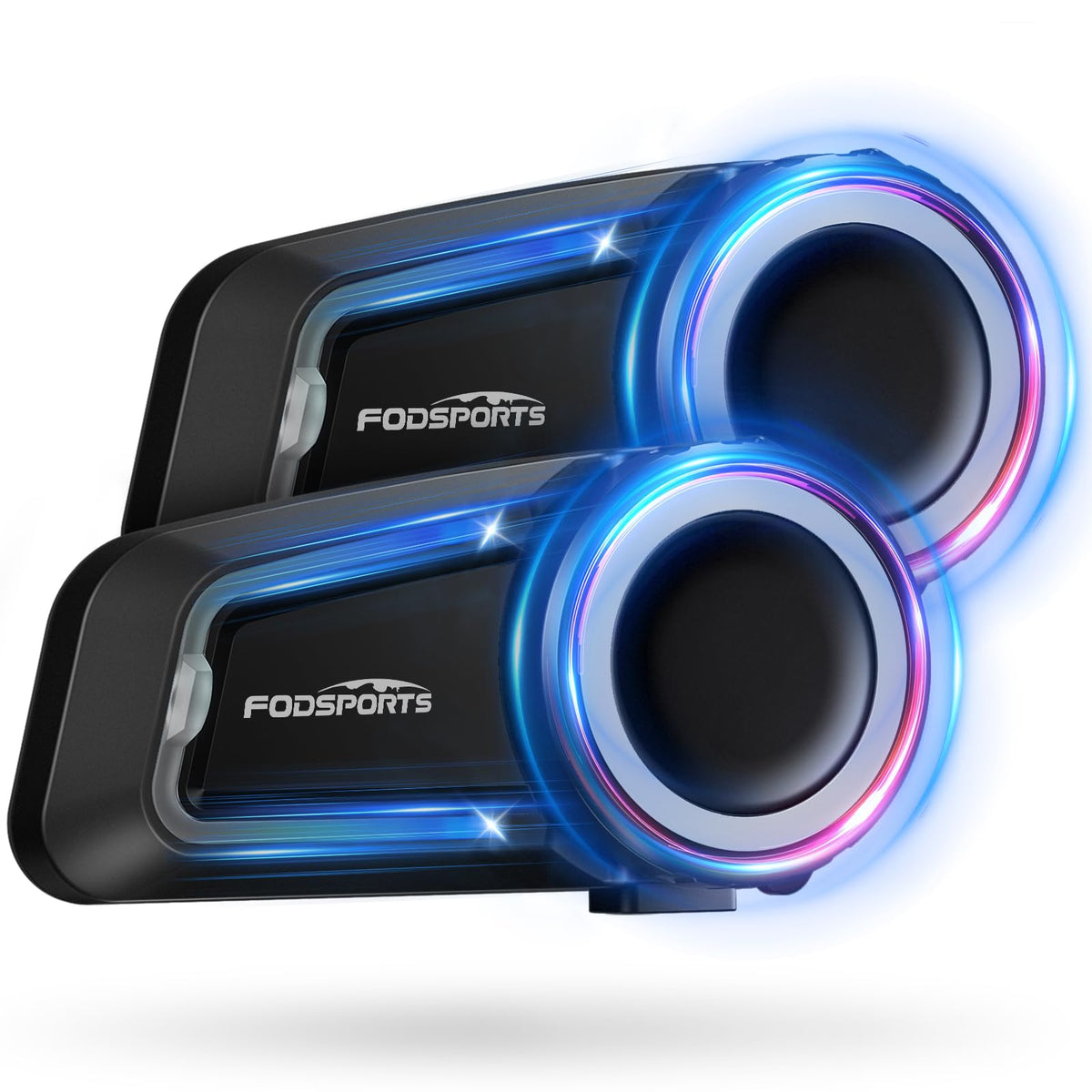 Fodsports FX7 front units showing dual‑pack convenience and quick pairing benefit