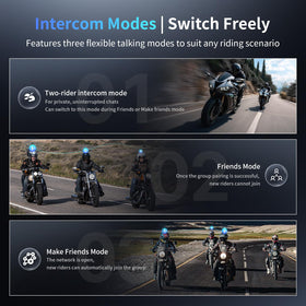 Fodsports FX7 mounted on a full‑face helmet for secure in‑ride communication