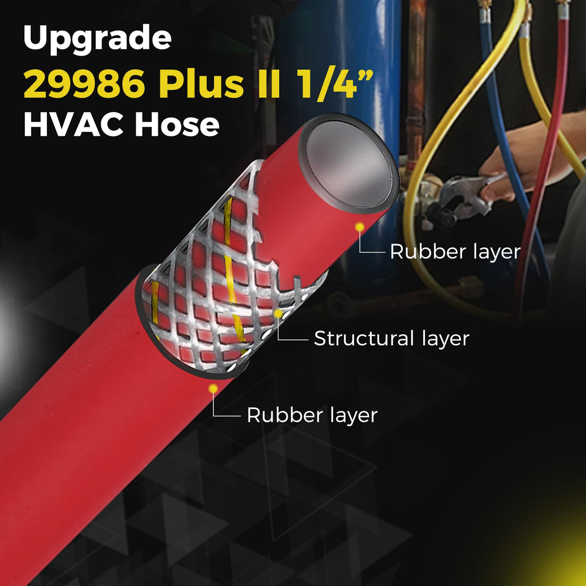 Foinwer detailed shot of 1/4" SAE flare fitting ensuring wide manifold compatibility