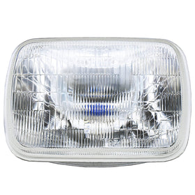 fokes front view of H6054 sealed-beam showing bright lens and mounting