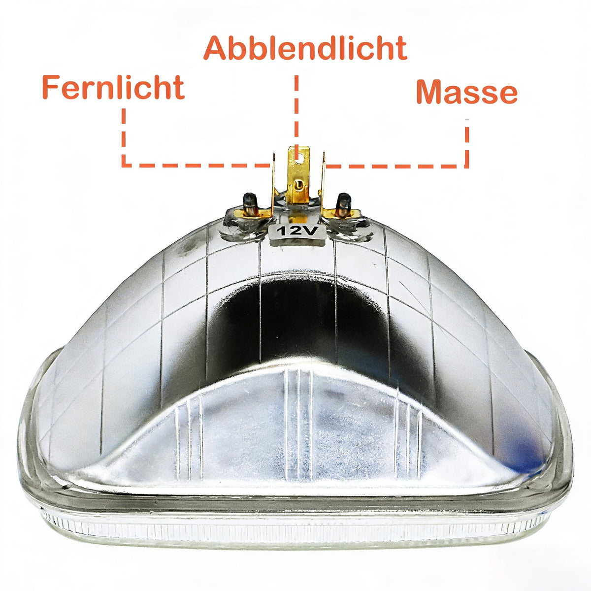 fokes close-up of reflector and filament demonstrating focused beam benefit