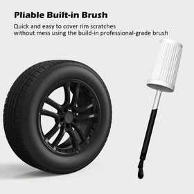 FOLLOWIN built-in brush close-up demonstrating control for precise rim touch-ups