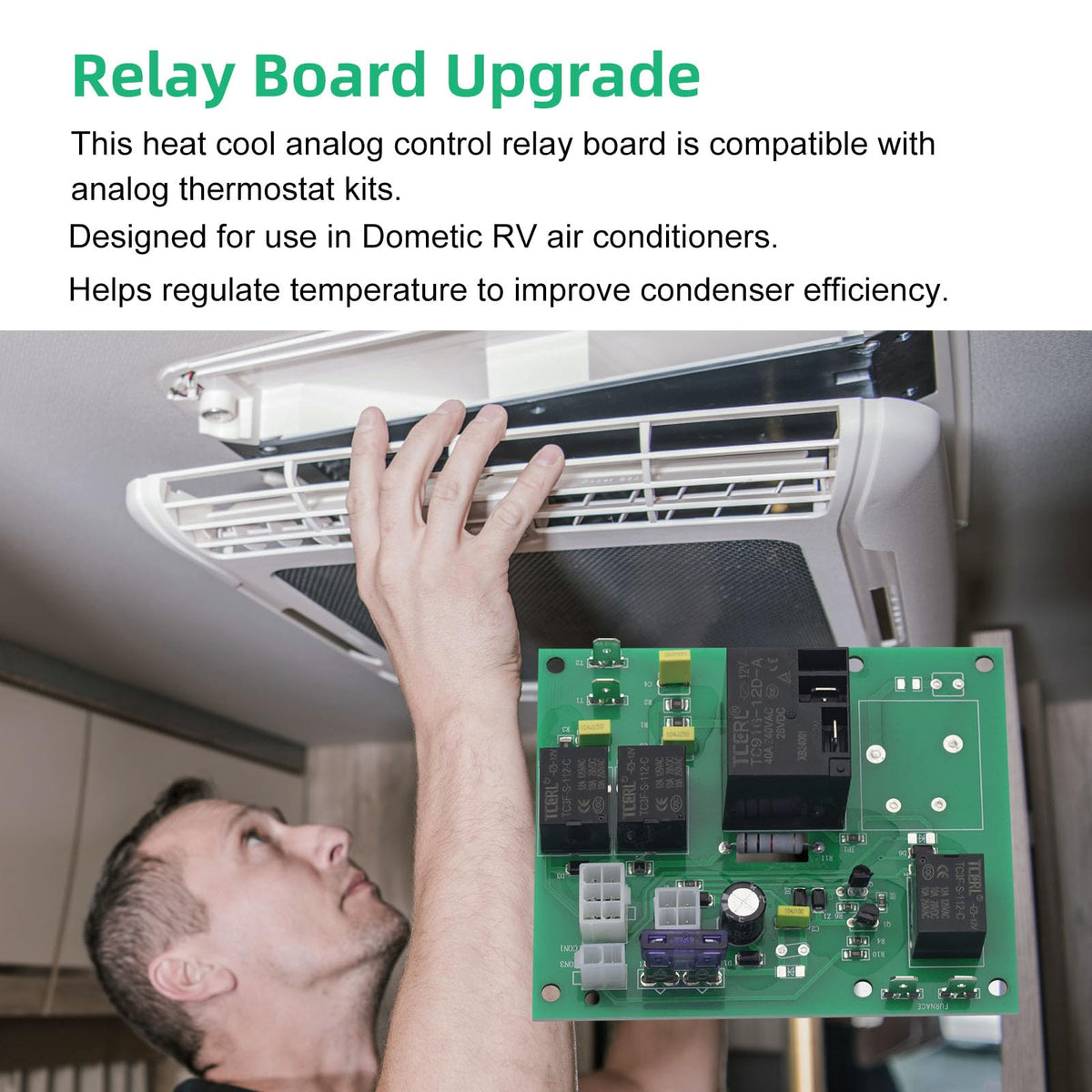 folosem new board beside old failed board showing clear replacement and upgrade benefit