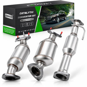 FOMIUZY front catalytic converter kit front view showing fitment benefit