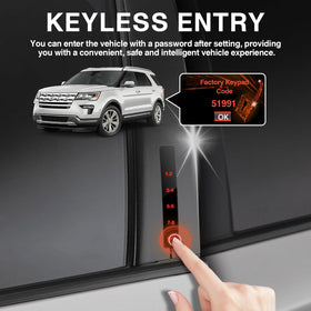 FOMIUZY keypad lit at night illustrating backlight visibility benefit