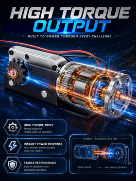 FOMIUZY 3/16 inch single output shaft end profile ensuring direct fit and reliability