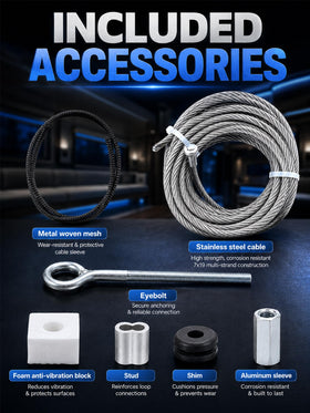 FOMIUZY cable strand construction detail showing flexibility and strength benefit