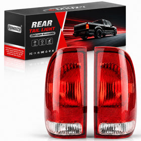 FOMIUZY front view of taillight pair showing clean fit and improved visibility