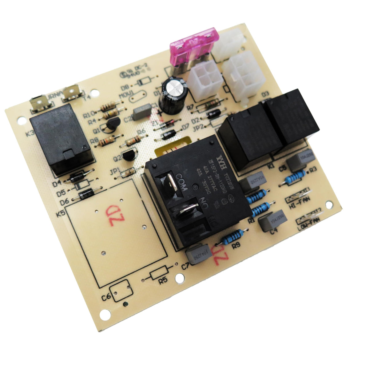 FONGLP close-up of relay components showing durable construction and reliable contacts