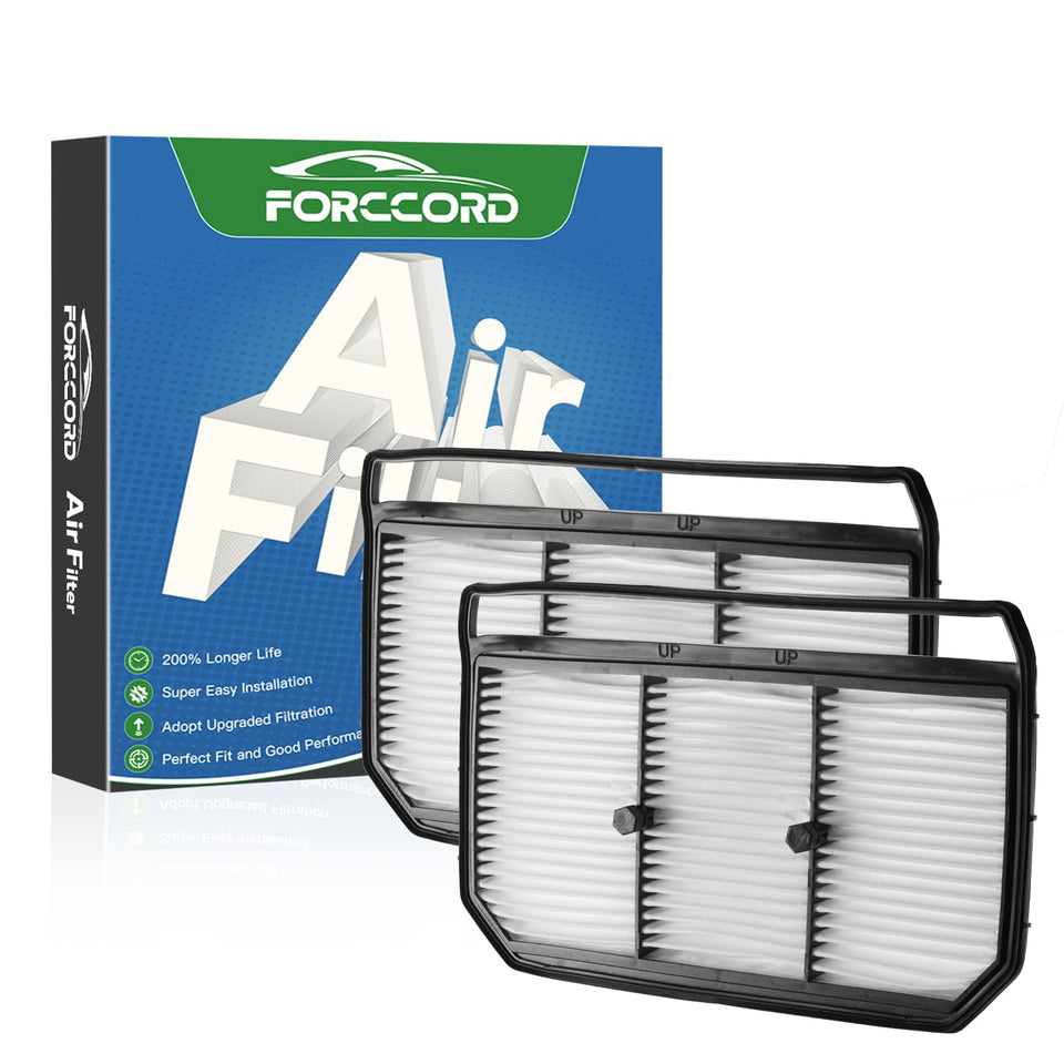 Forccord front view of filter pack showing fit for Elantra Hybrid and easy replacement