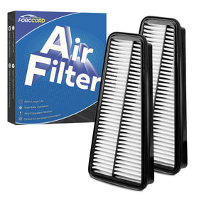 Forccord front packaging showing two filters and clear product labeling, ensures correct fit