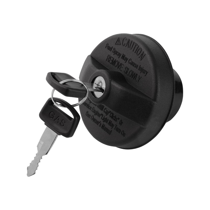 Forccord fuel cap front view showing locking face and clean fit benefits