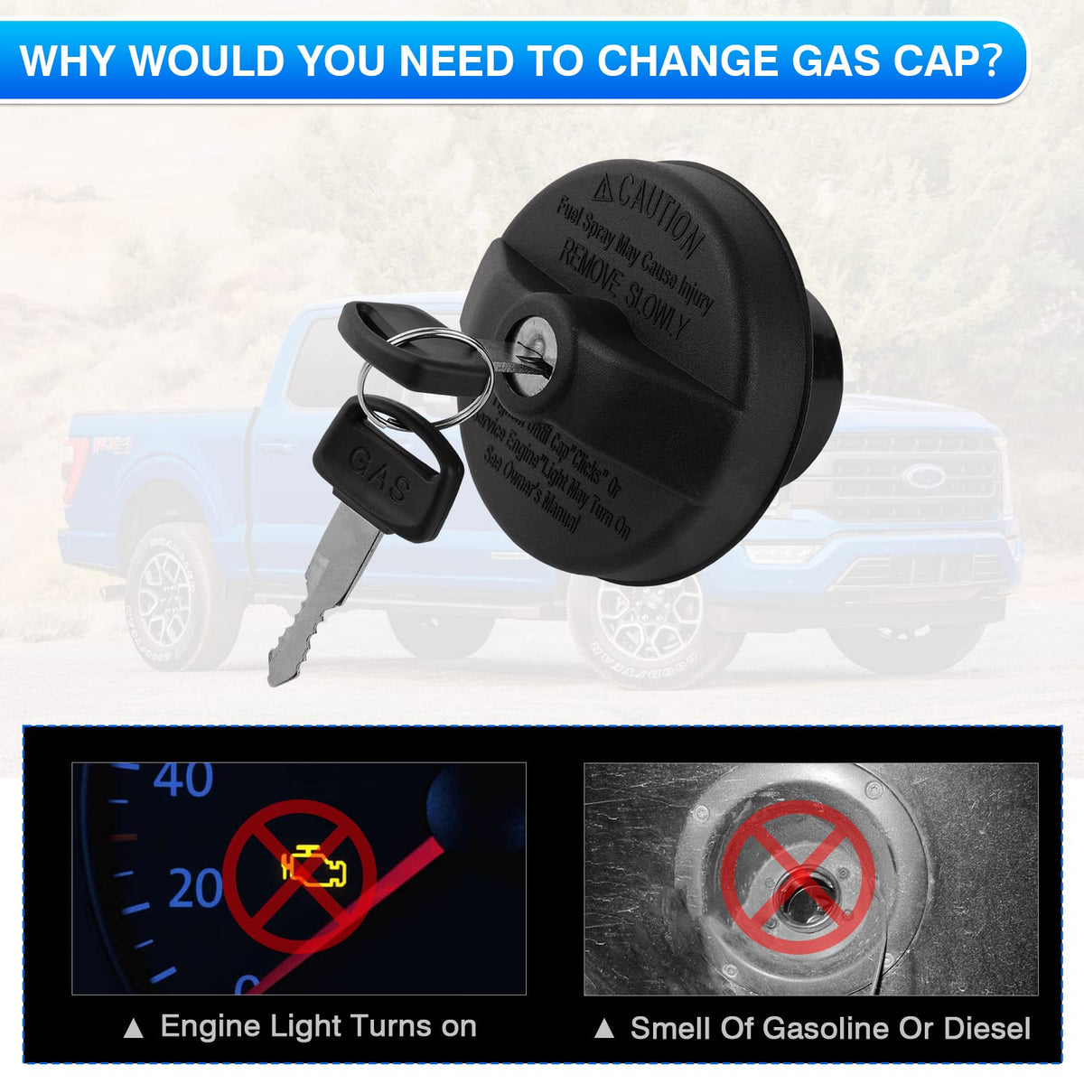 Forccord fuel cap threads close-up illustrating precise fit and seal