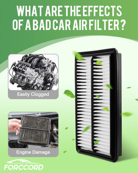 Forccord filter installed in Kia Seltos engine bay — secure OE-style fit benefit